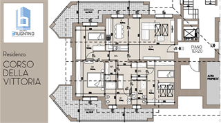 Prestigioso attico in palazzina di classe energetica A+ sito nel complesso residenziale di Caronno Pertusella (VA) Corso della Vittoria.
